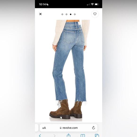 Pistola Lennon High Rise Crop Bootcut Jeans Zuma Wash Size 29 - Picture 3 of 9